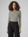 AWARE by VERO MODA Černo-krémové dámské pruhované tričko AWARE by Vero Moda Fiona