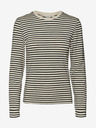 AWARE by VERO MODA Černo-krémové dámské pruhované tričko AWARE by Vero Moda Fiona