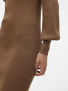 AWARE by VERO MODA Hnědé dámské svetrové šaty AWARE by VERO MODA Haya