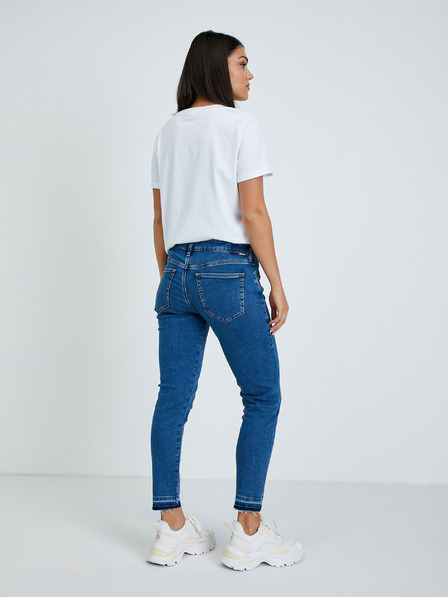 Diesel Modré dámské zkrácené slim fit džíny Diesel