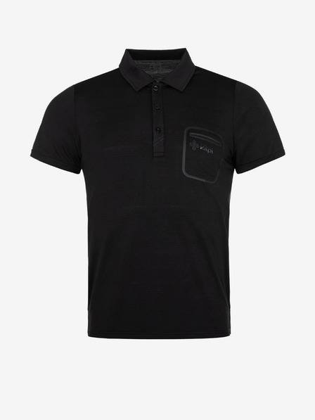 Kilpi Černé pánské sportovní polo tričko Kilpi GIVRY