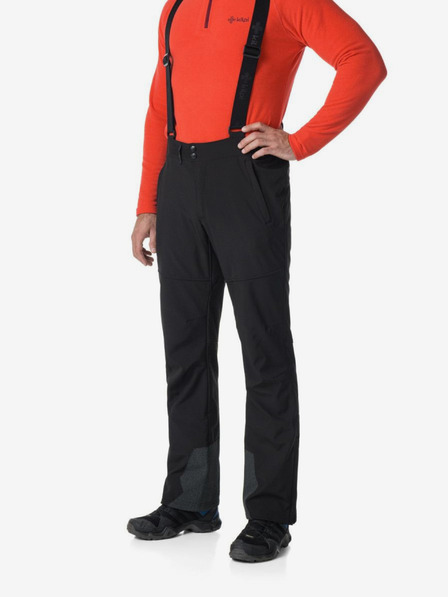 Kilpi Černé pánské lyžařské kalhoty Kilpi TEAM PANTS