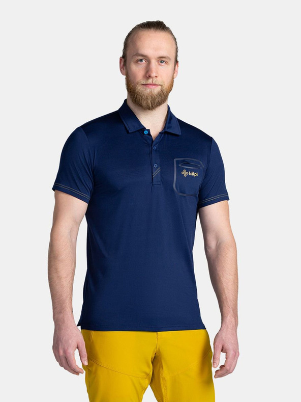 Kilpi Tmavě modré pánské sportovní polo tričko Kilpi GIVRY