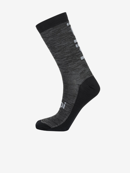 Kilpi Černo-šedé unisex sportovní ponožky Kilpi BORENY