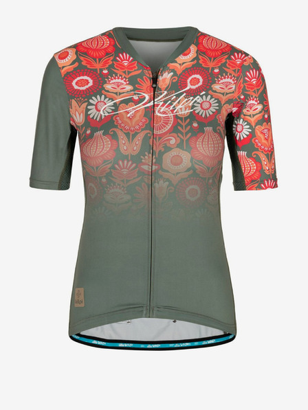 Kilpi Khaki dámský květovaný cyklistický dres Kilpi ORETI