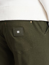Ombre Clothing Tmavě zelené pánské cargo kalhoty Ombre Clothing