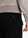 Ombre Clothing Černé pánské cargo kalhoty Ombre Clothing