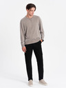 Ombre Clothing Černé pánské cargo kalhoty Ombre Clothing