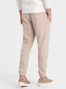 Ombre Clothing Béžové pánské tepláky Ombre Clothing CARROT