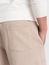 Ombre Clothing Béžové pánské tepláky Ombre Clothing CARROT