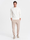 Ombre Clothing Béžové pánské tepláky Ombre Clothing CARROT