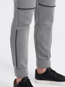 Ombre Clothing Šedé pánské tepláky Ombre Clothing