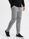 Ombre Clothing Šedé pánské tepláky Ombre Clothing