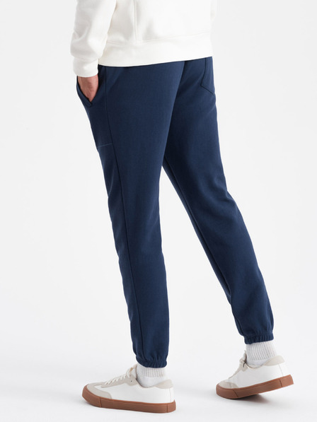 Ombre Clothing Tmavě modré pánské tepláky Ombre Clothing CARROT
