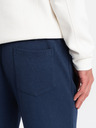 Ombre Clothing Tmavě modré pánské tepláky Ombre Clothing CARROT