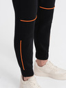 Ombre Clothing Černé pánské tepláky Ombre Clothing