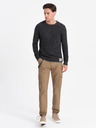 Ombre Clothing Hnědé pánské cargo kalhoty Ombre Clothing