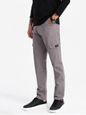 Ombre Clothing Šedé pánské cargo kalhoty Ombre Clothing