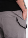 Ombre Clothing Šedé pánské cargo kalhoty Ombre Clothing