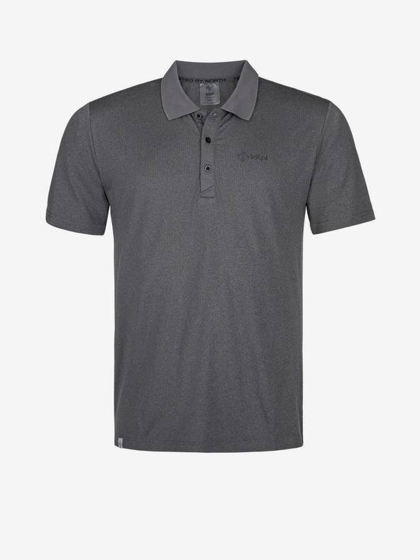 Kilpi Tmavě šedé pánské sportovní polo tričko Kilpi COLLAR