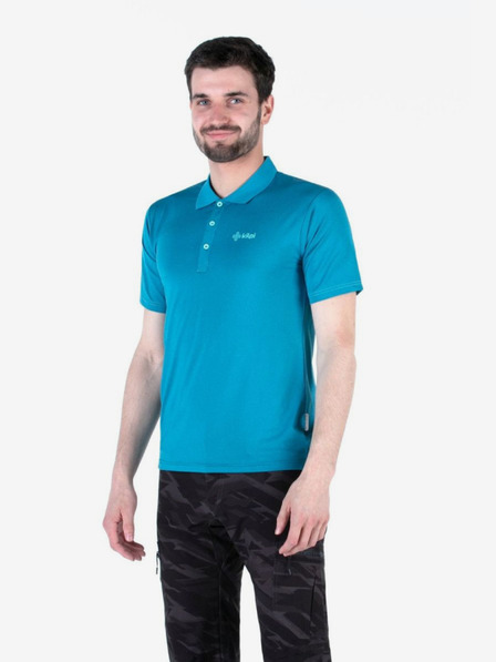 Kilpi Tyrkysové pánské sportovní polo tričko Kilpi COLLAR