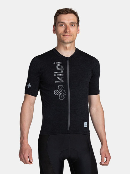 Kilpi Černý pánský cyklistický dres Kilpi PETRANA