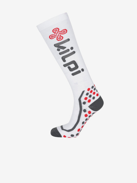 Kilpi Bílé unisex kompresní podkolenky Kilpi PANAMA