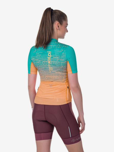 Kilpi Oranžovo-tyrkysový dámský cyklistický dres Kilpi RITAEL-W