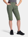 Kilpi Khaki dámské outdoorové 3/4 kalhoty Kilpi MEEDIN-W