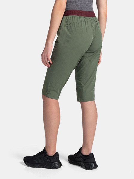 Kilpi Khaki dámské outdoorové 3/4 kalhoty Kilpi MEEDIN-W