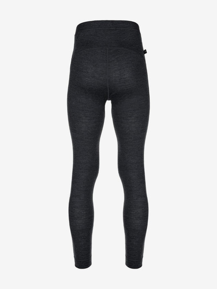 Kilpi Černé pánské sportovní legíny z Merino vlny Kilpi MAVORA BOTTOM