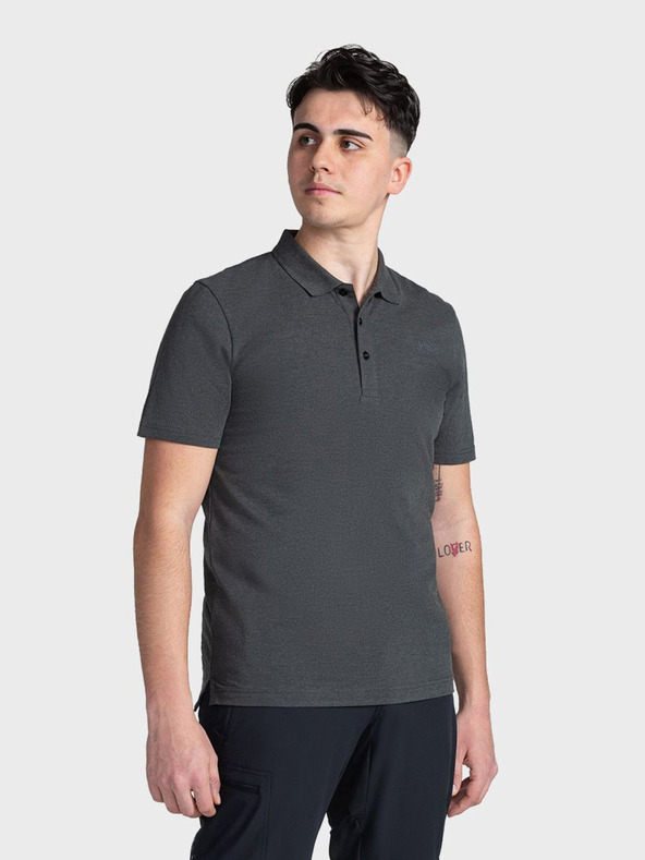 Kilpi Černé pánské polo tričko Kilpi VILAR