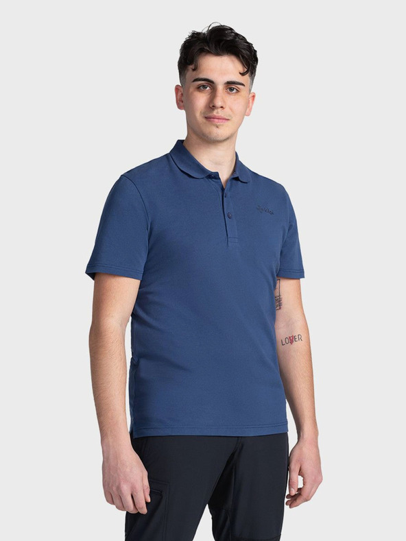 Kilpi Tmavě modré pánské polo tričko Kilpi VILAR
