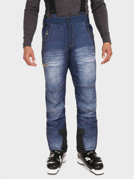 Kilpi Tmavě modré pánské softshellové kalhoty Kilpi JEANSO