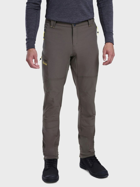 Kilpi Tmavě šedé pánské outdoorové kalhoty KILPI TIDE
