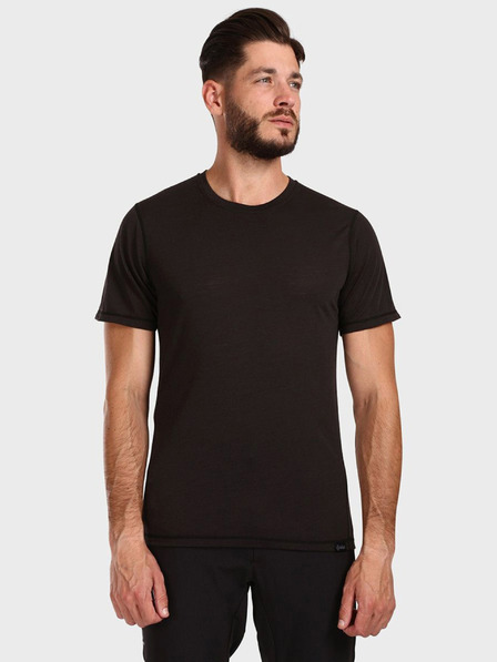 Kilpi Černé pánské spotovní basic tričko Kilpi SLOPER