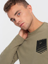 Ombre Clothing Khaki pánské tričko Ombre Clothing
