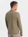 Ombre Clothing Khaki pánské tričko Ombre Clothing