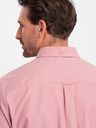 Ombre Clothing Růžová pánská košile Ombre Clothing