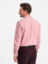Ombre Clothing Růžová pánská košile Ombre Clothing