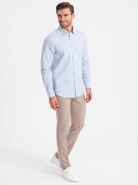 Ombre Clothing Světle modrá pánská košile Ombre Clothing