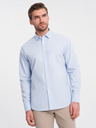 Ombre Clothing Světle modrá pánská košile Ombre Clothing