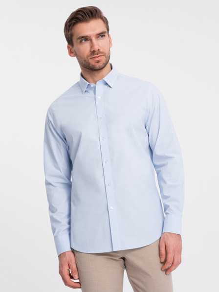 Ombre Clothing Světle modrá pánská košile Ombre Clothing