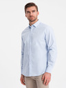 Ombre Clothing Světle modrá pánská košile Ombre Clothing