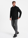 Ombre Clothing Černá pánská košile Ombre Clothing