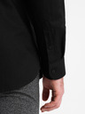 Ombre Clothing Černá pánská košile Ombre Clothing