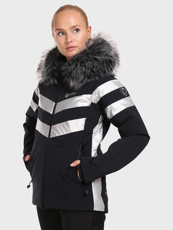 Kilpi Černá dámská luxusní lyžařská bunda Kilpi LTD ASTER-W