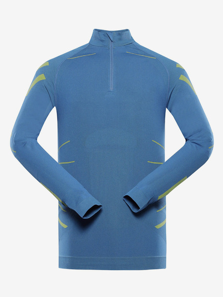 ALPINE PRO Modré pánské funkční tričko ALPINE PRO Seam