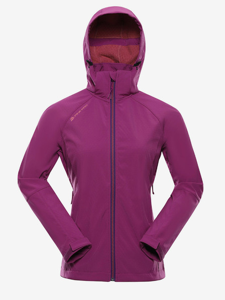 ALPINE PRO Fialová dámská softshellová bunda ALPINE PRO HOORA