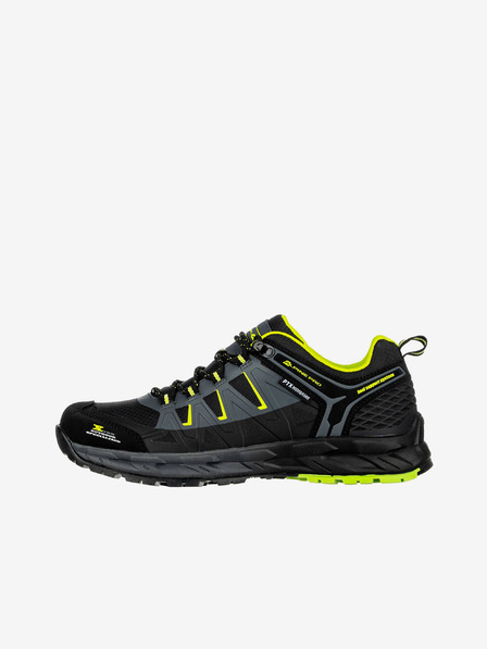 ALPINE PRO Černé pánské outdoorové boty s membránou PTX ALPINE PRO Kerince